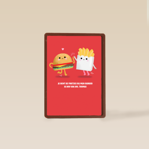 Frietjes bij mijn burger