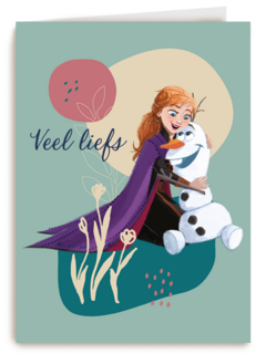 Frozen kaart veel liefs