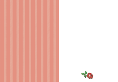 Vijfenzestig jaar met rode bloemen