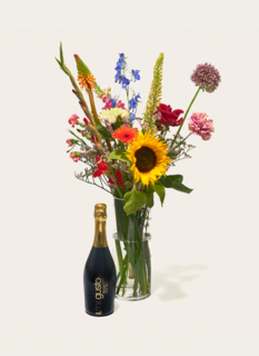 Veldboeket Luana Met Il Miogusto Prosecco