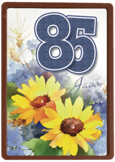 verjaardag leeftijden zonnebloemen 85