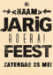 jarig hoera feest