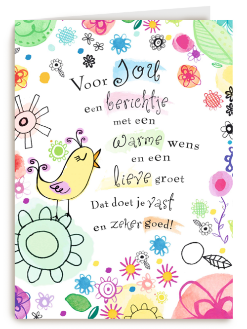 lieve groet doet je goed