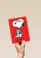 geslaagd kaart goed gedaan snoopy