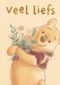 moederdag kaart winnie the pooh veel liefs