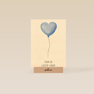 Voor de liefste vader hartjesballon