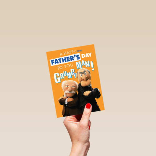 A happy fathers day grumpy man Muppets