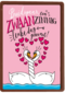 trouwkaart een zwaanzinnig leuke dag gewenst