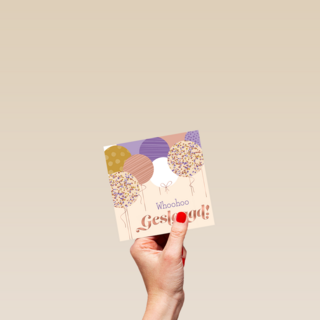 Geslaagd Woohoo Ballon