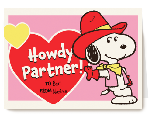Peanuts Howdy Partner
