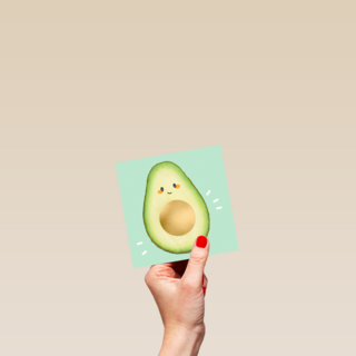 Zwangerschap felicitatie avocado