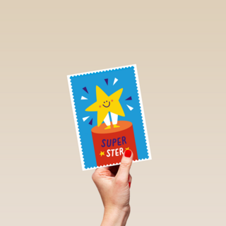 Kinderpostzegels - Superster