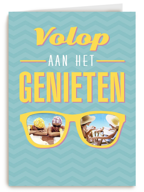 volop genieten met zonnebril