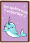 een narwal op je spetterende verjaardag