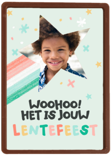 Woohoo het is jouw lentefeest fotokaart
