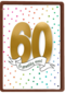 verjaardagskaart 60 en zo geweldig mooi