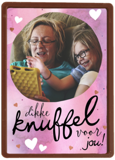zomaar fotokaart een dikke knuffel voor jou
