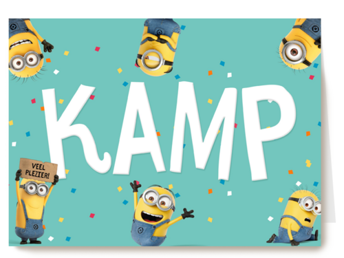 de minions op kamp