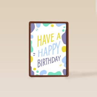 Verjaardagskaart man vrouw hip Have a happy birthday