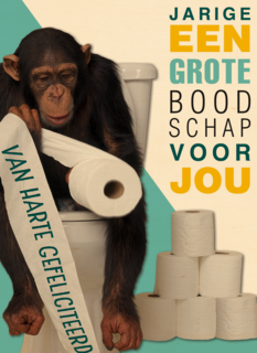 aap met grote boodschap voor jou