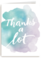 thanks a lot watercolor