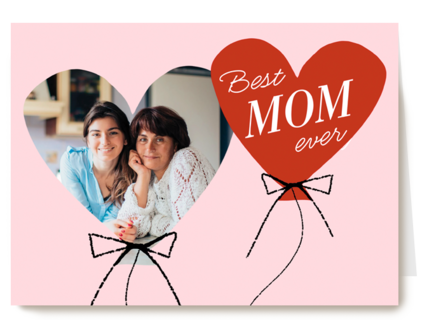 Best mom ever fotokaart