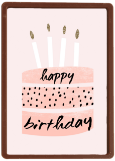 taart met happy birthday