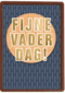 vaderdag kaart klassiek patroon fijne vaderdag