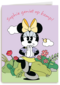 Minnie Mouse geniet op kamp