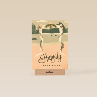 Pas getrouwd kaart happily ever after