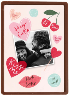 Valentijn fotokaart Hey cutie