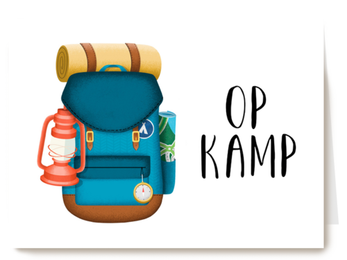 op kamp rugzak