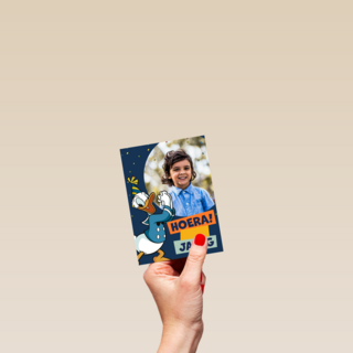 Donald Duck verjaardag fotokaart