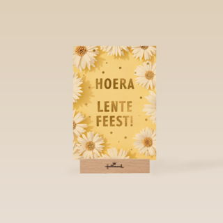 Lentefeest gele bloemen