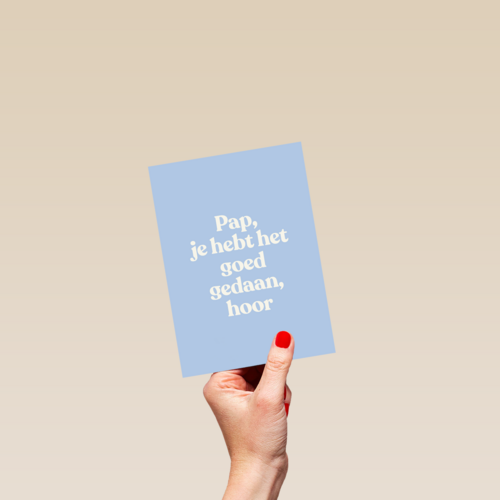 vaderdag kaart andc pap goed gedaan hoor