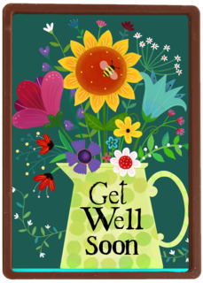 Beterschap kaart Get well soon