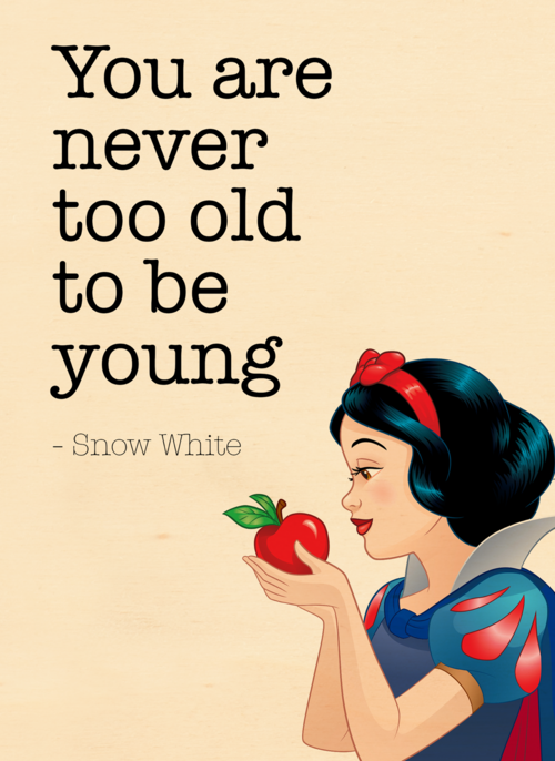 You are never too old to be young