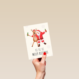 hi hi hi melly klismus met de kerstman