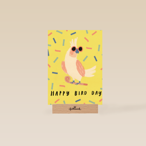 Verjaardagskaart man vrouw hip Happy Bird Day