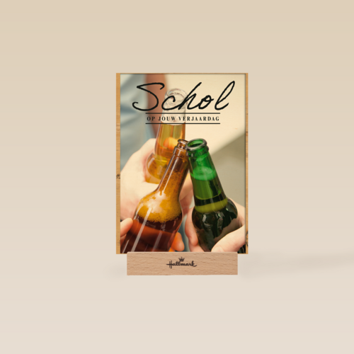 schol op jouw verjaardag met 3 bier