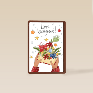 lieve kerstgroet kerst kaart