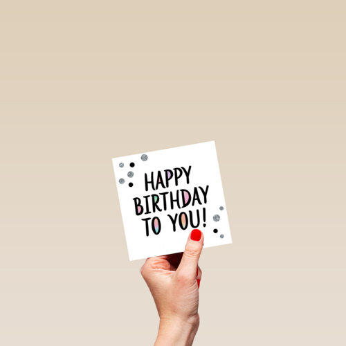 happy confetti birthday to you