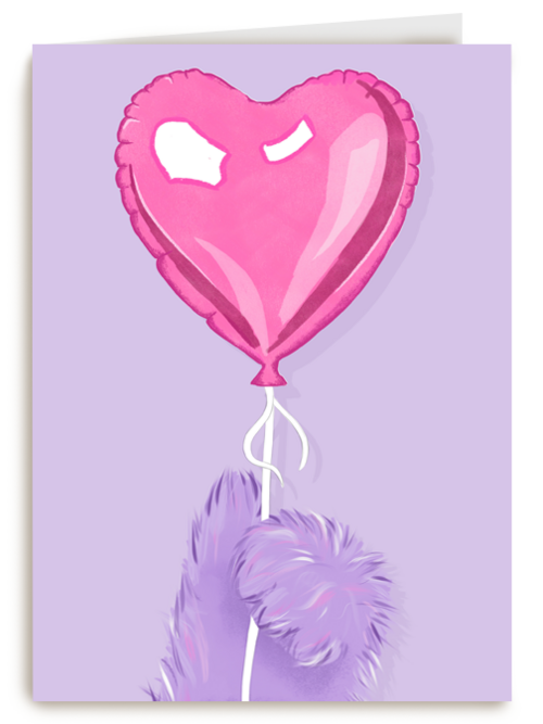 Hart Ballon Fluffy hand