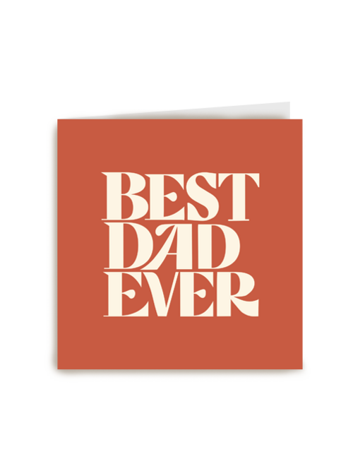 Vaderdagkaart best dad ever