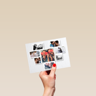 fotocollage aan de muur