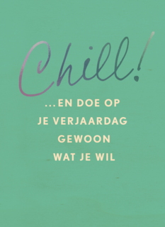Verjaardagskaart grappig doe wat je wil