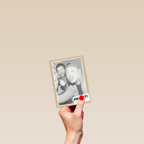 fotokaart staand proost