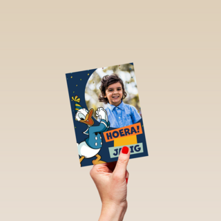 Donald Duck verjaardag fotokaart