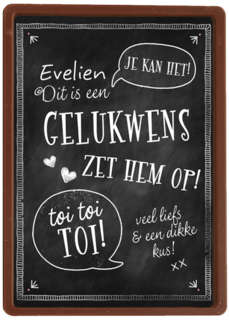 succes kaart een gelukswens