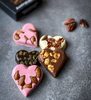 Australian Chocolade Hartjes Mix 4 stuks